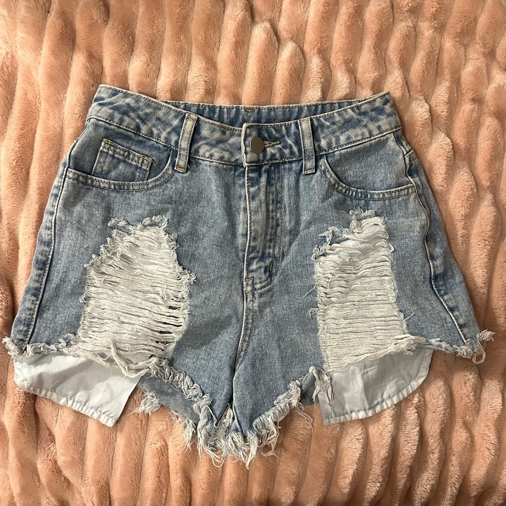 Light washed Denim shorts